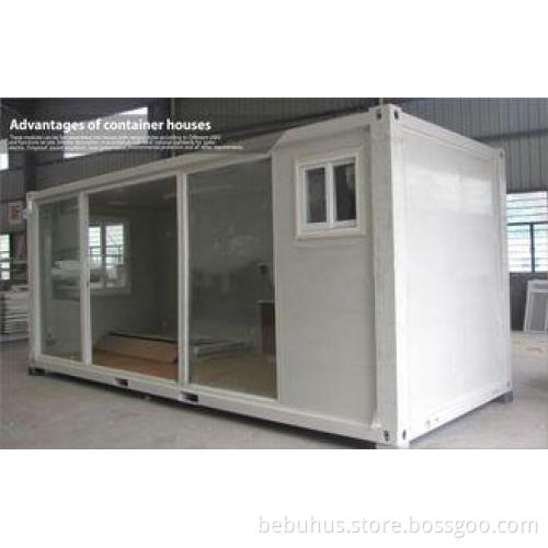 Prefabricated flat pack container house , commercial portab